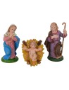 Natività set 3 pz in pvc serie 10 cm Mondo Presepi