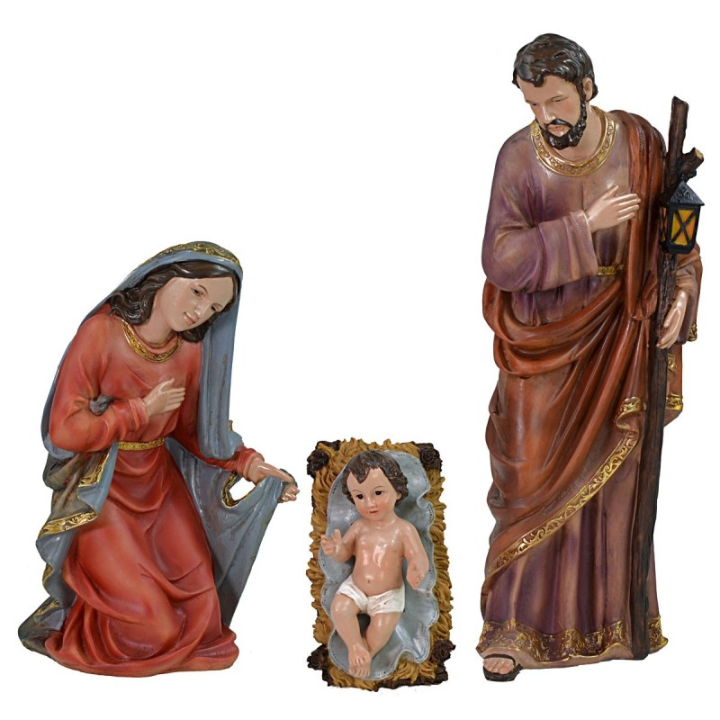 Natividad 3 figuras en resina serie 40 cm | Mundo Pesebres