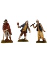 Set 3 statue 10 cm Landi Moranduzzo Mondo Presepi