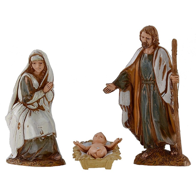 Natività 3 soggetti 10 cm Landi Moranduzzo cost. Storici