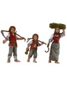 Conjunto Familia campesina serie 10 cm Landi Moranduzzo Mundo