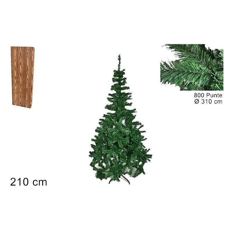 Árbol de Navidad Super Eco con 800 puntas, altura 210 cm, árbol, puntas