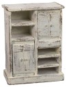 Mueble de cocina en madera blanca de 8,5x5x11 cm de alto, madera, altura.