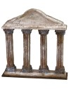 Colonnade with rounded triangular pediment, 21x5x22 cm h