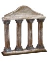 Colonnade with rounded triangular pediment, 21x5x22 cm h