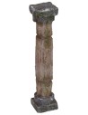 Colonna dorica con due intarsi cm 3x3x15 h colonna, dorica