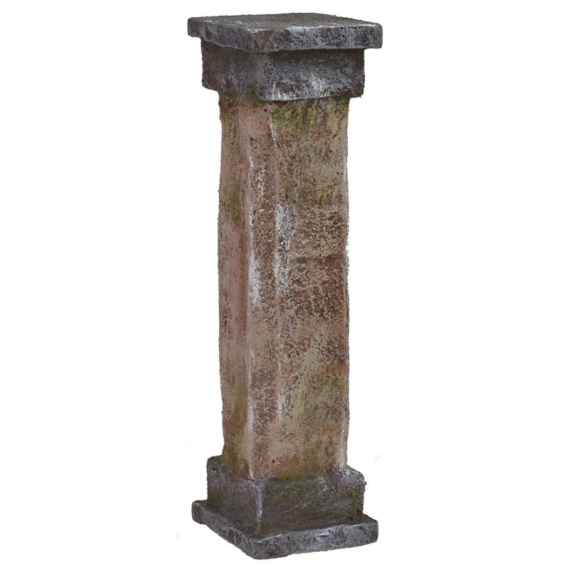 Colonna a base quadrata e fusto ottagonale cm 4x4x15 h