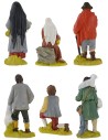 Set 6 statue in resina 10 cm