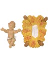 Natividad 3 piezas serie lux 12 cm en PVC Mondo Presepi