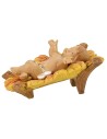 Natividad 3 piezas serie lux 12 cm en PVC Mondo Presepi