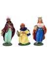 Set tre Re Magi serie color 12 cm in pvc