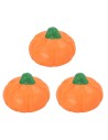 Juego de tres calabazas de resina de 2,5 cm, estatuas, altura