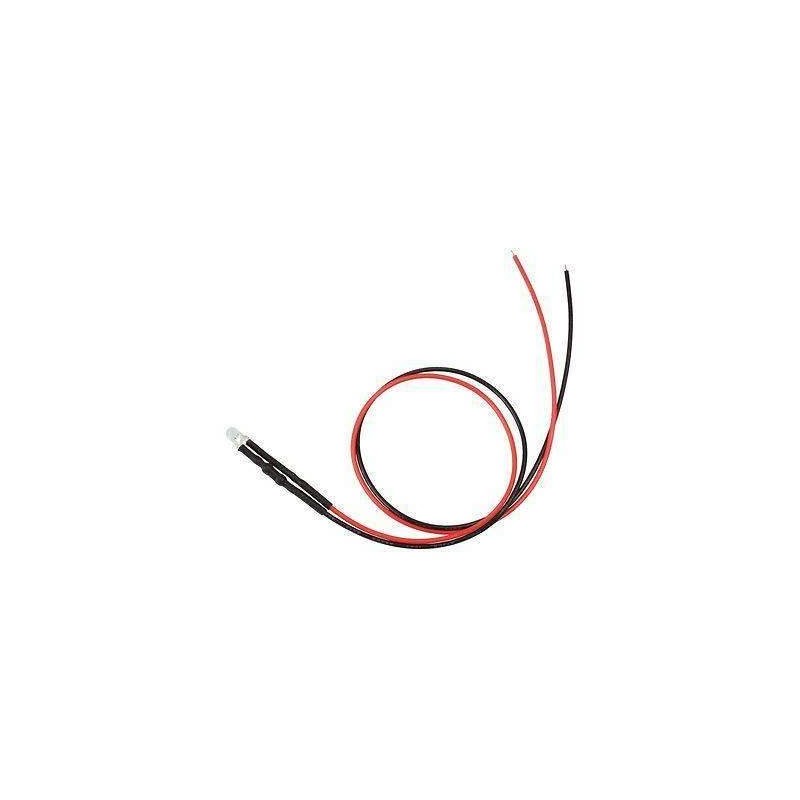 Led effetto fuoco 5 mm rosso tremolante 5V.