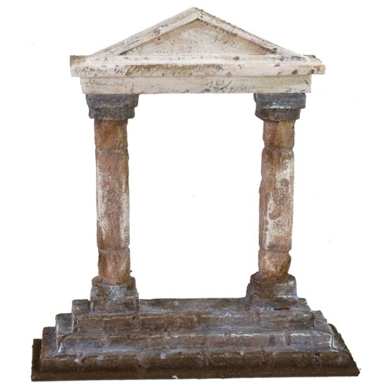 Portale con scalinata cm 13X4X14 h altezza, scalinata, colonne