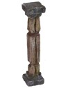 Columna con ranuras verticales y horizontales de 3,5x3,5x18 cm h