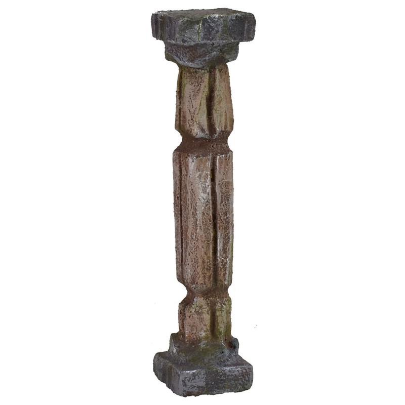 Columna con ranuras verticales y horizontales de 3,5x3,5x18 cm h