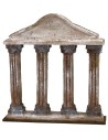 Colonnade with rounded triangular pediment 25x6x25.5 cm h