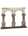 Fachada con columnas cm 17X3,5X13,5 h altura, estatuas