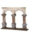 Fachada con columnas cm 17X3,5X13,5 h altura, estatuas