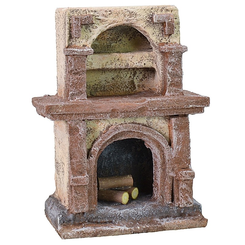 Chimenea de varios niveles cm 8,5X5X12,5 h estatua, altura