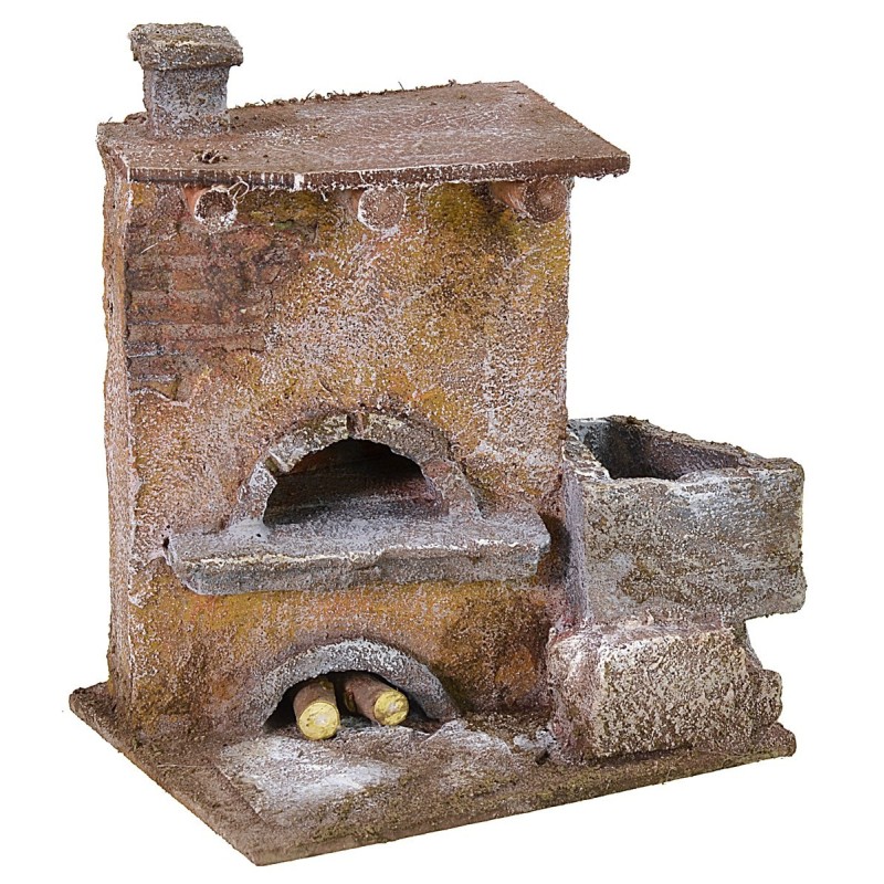 Horno para Belén cm 12x10x15 h poliestireno, belén, estatuas