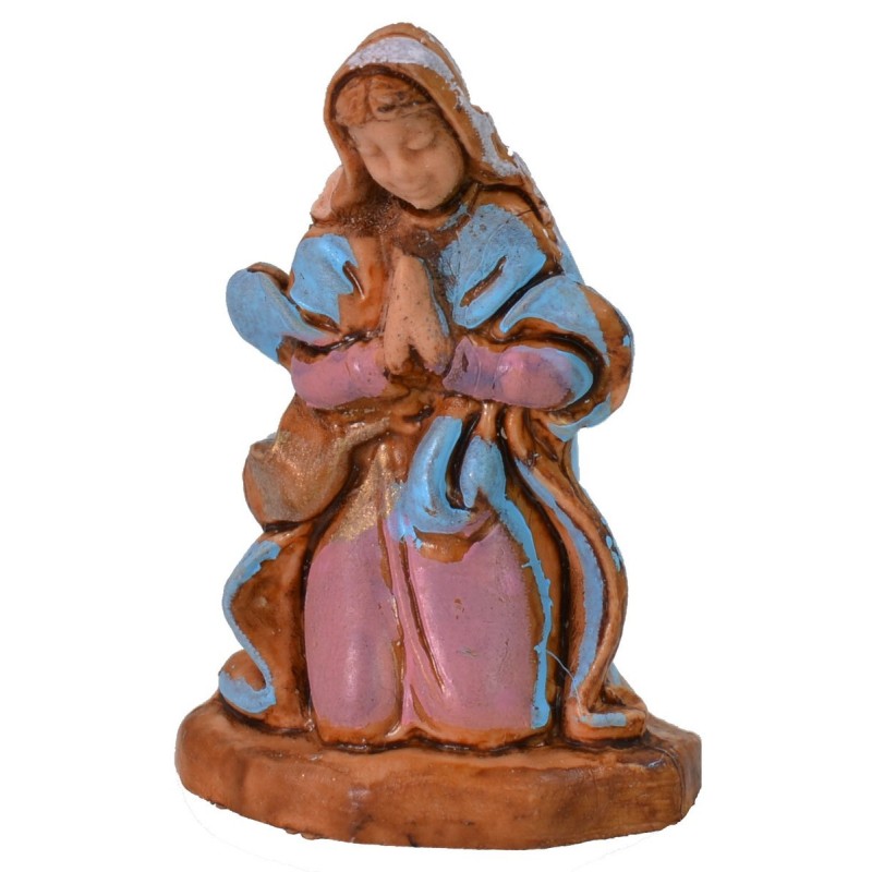 Madonna inginocchiata serie 3,5 cm in pvc Mondo Presepi