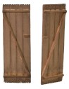 Porta a doppio battente in legno cm 9x13,5 h legno, porta