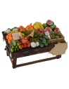 Banco de frutas y verduras cm 12x5,5x6 h banco, altura, mano