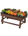 Banco de frutas y verduras cm 12x5,5x6 h banco, altura, mano