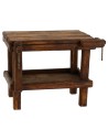 Table with wooden vices cm 16x9x11 h. for 20 cm statues