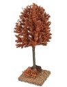 Albero autunnale rosso cm 6x6x16 h autunnale, base, altezza