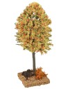 Albero autunnale giallo cm 6x6x16 h