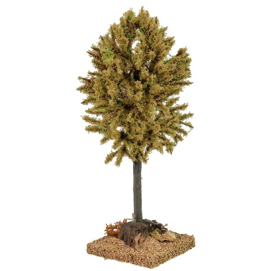 Albero autunnale verde cm 6x6x16 h albero, statue, chioma