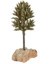 Árbol sobre roca cm 5x4x12 h follaje, roca, estatuas, árbol