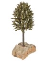 Árbol sobre roca cm 5x4x12 h follaje, roca, estatuas, árbol