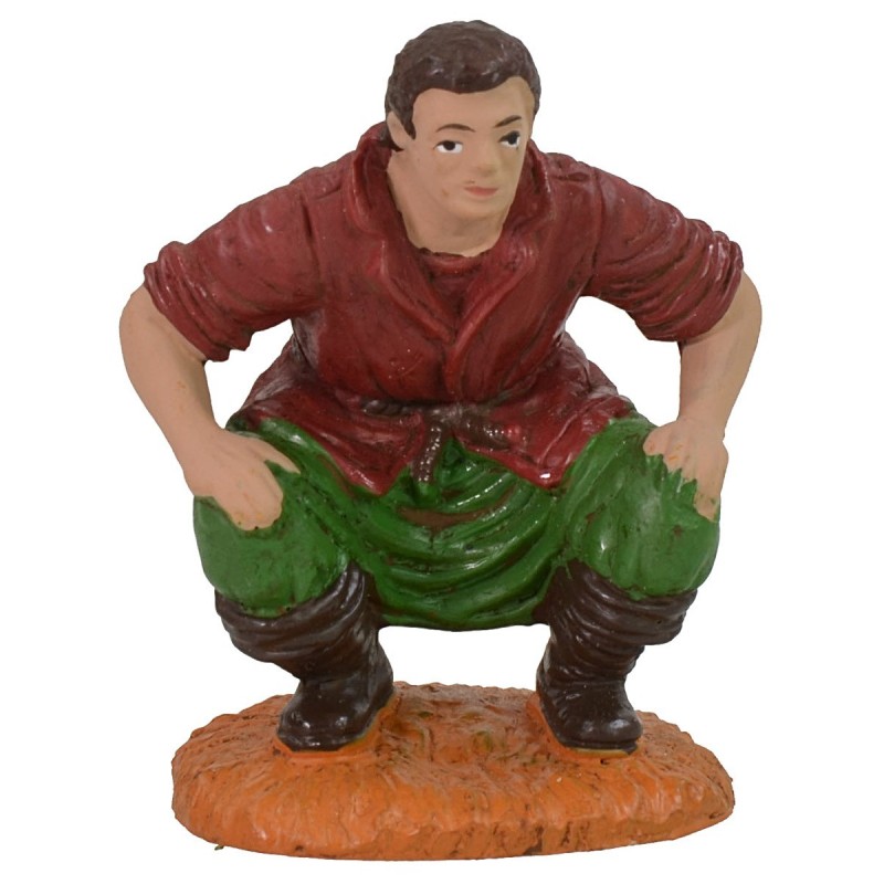 Hombre que hace la necesidad serie 10 cm Oliver serie, real, base