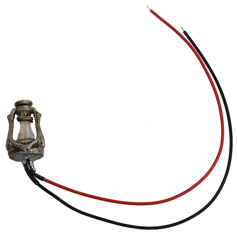 Lanterna a olio con led tremolante 12 Volt h 1,8 cm