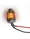 Lanterna a olio con led tremolante 12 Volt cm2,4 h