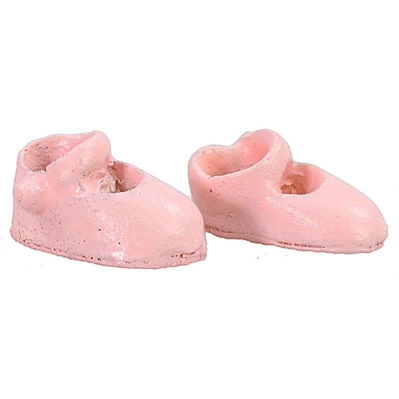 Zapatos rosas de 1,6x0,9 cm de altura rosa, zapatos, estos, resina.