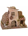 Casita de campo de 28x14x22 cm de altura, campo, estatuas