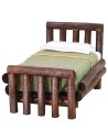 Letto in legno antichizzato ad una piazza cm 7,5x11x7 h