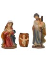 Conjunto de 11 estatuas con Natividad de 7 cm en resina, estatuas de resina.