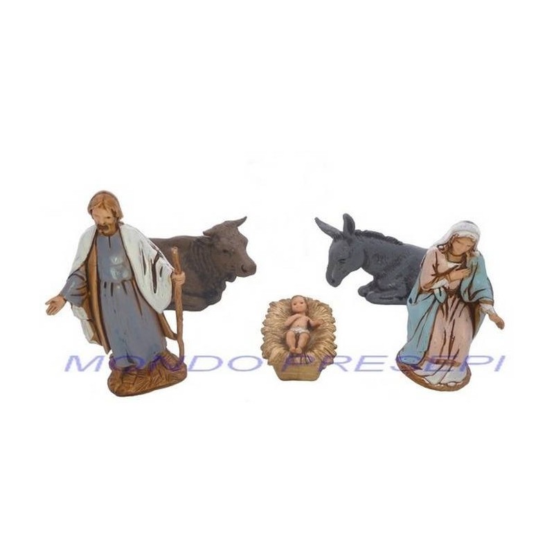 Natividad de 6,5 cm set de 5 piezas figuras históricas Landi