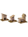 Set 6 casette per Presepe cm 7,5x5x7,5 h