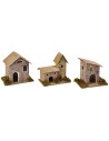 Set 6 casette per Presepe cm 7,5x5x7,5 h