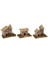 Set 6 casette per Presepe cm 7,5x5x7,5 h