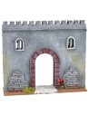 Muralla con portal de 22x6x19 cm de altura, muralla.