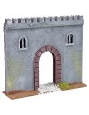 Muralla con portal de 22x6x19 cm de altura, muralla.