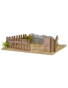 Cercado para animales de corral cm 19x15x5 h altura, estatuas.