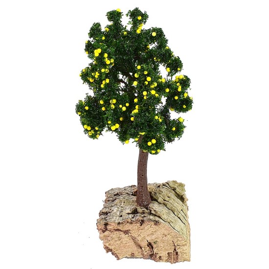 Albero di limoni con base cm 4x4x13 h base, limoni, statue